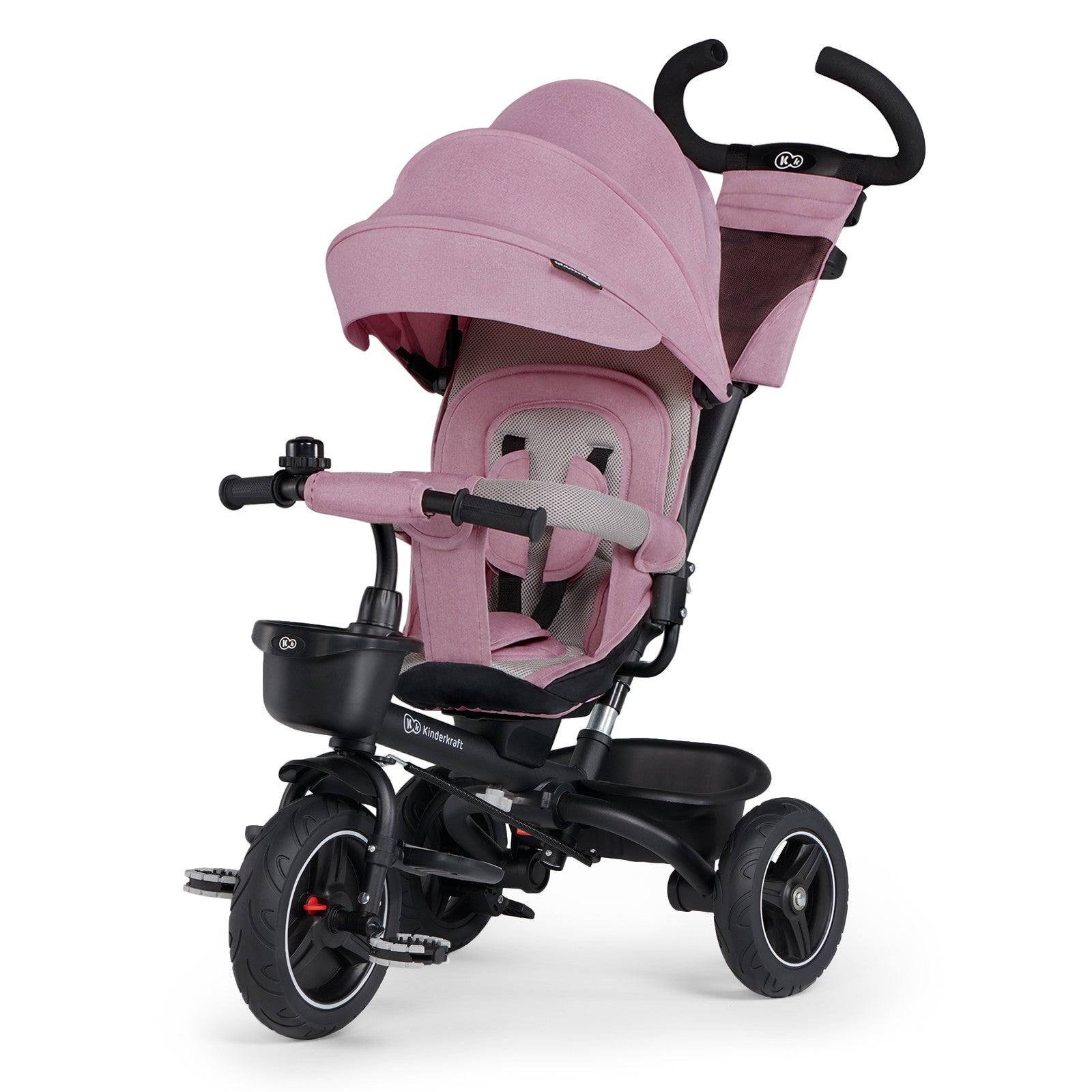 Триколка Kinderkraft Spinstep Розова - Триколки - Kinderkraft - BebeMama