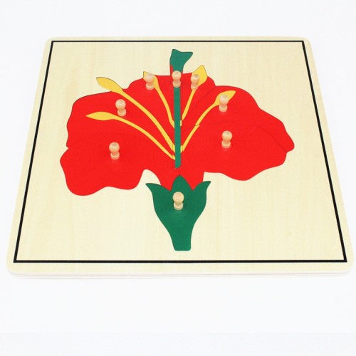 Дървен ботанически пъзел - цвете - Пъзели - Smartbaby - BebeMama