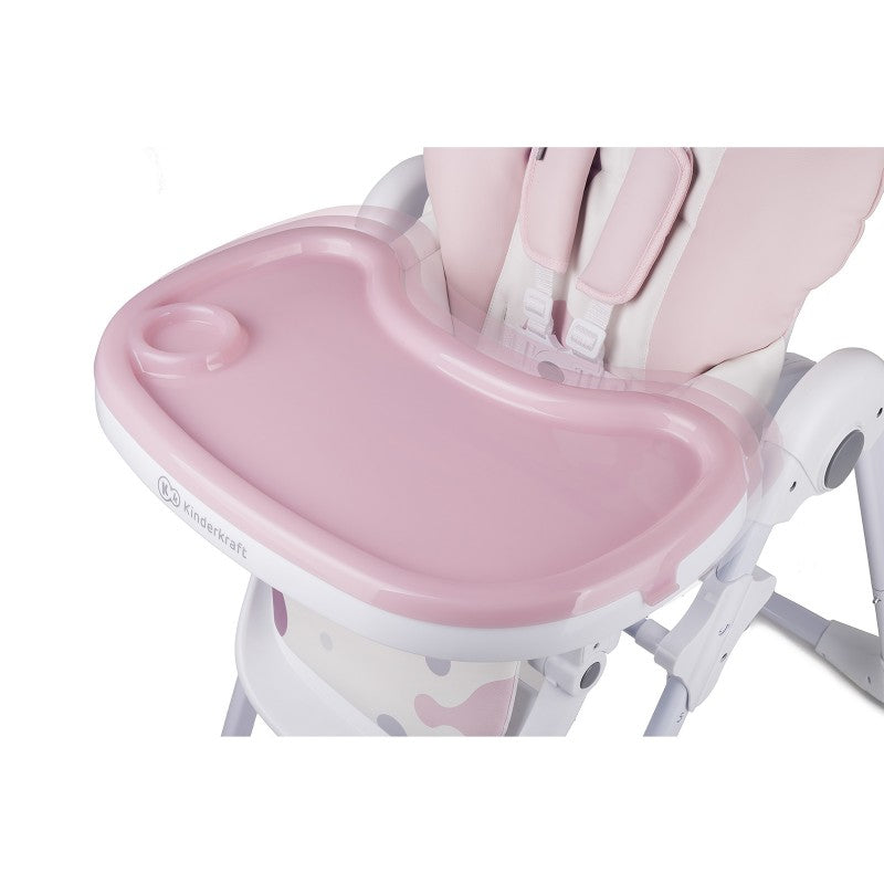 Столче За Хранене Kinderkraft Yummy Розово --- BebeMama