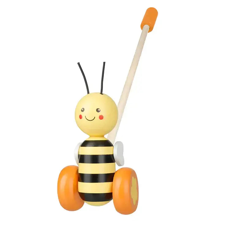 Дървена Буталка "Пчеличка" - Spring Garden - Занимателни Играчки - Orange Tree Toys - BebeMama