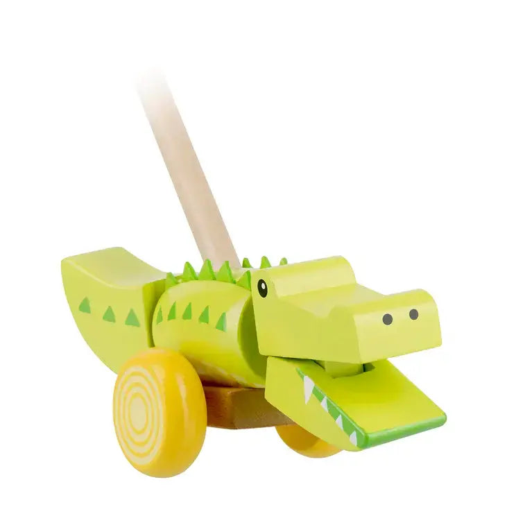 Дървена Буталка "Крокодил" - Jungle Animals - Занимателни Играчки - Orange Tree Toys - BebeMama