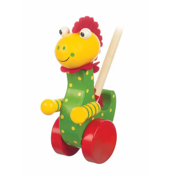 Дървена Буталка "Весел Динозавър" - Dinosaurs - Занимателни Играчки - Orange Tree Toys - BebeMama