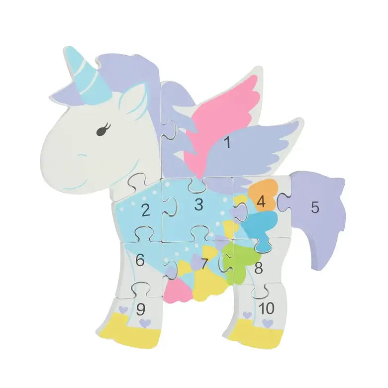 Пъзел С Числа Еднорог - Animals - Пъзели - Orange Tree Toys - BebeMama