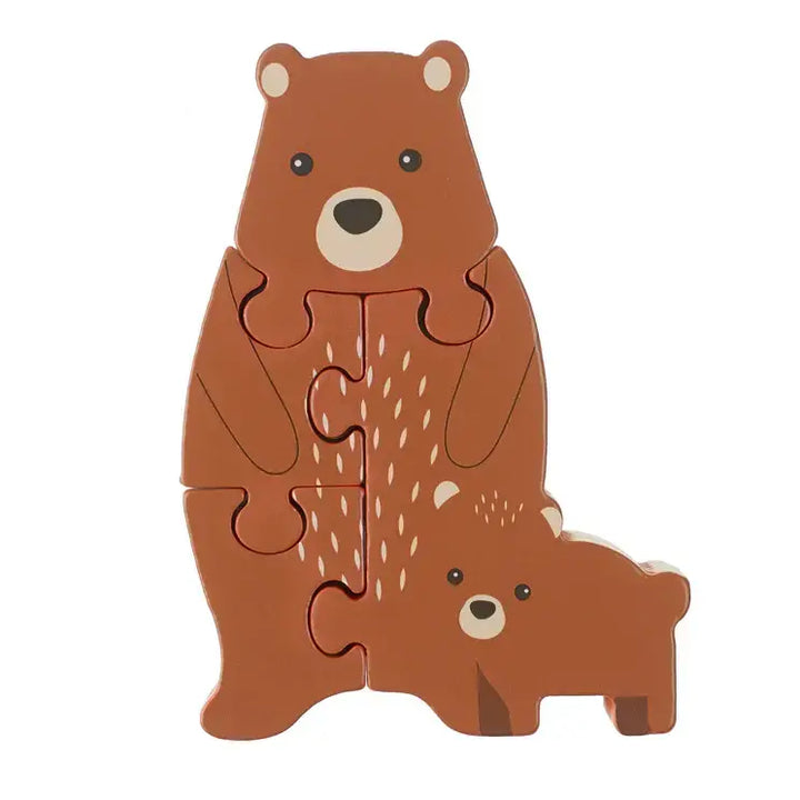 Дървен Пъзел "Мечета" - Woodland Animals - Пъзели - Orange Tree Toys - BebeMama