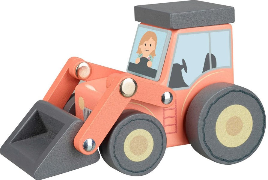 Дървена Играчка, Багер (Fsc®) - Дървени Играчки - Orange Tree Toys - BebeMama