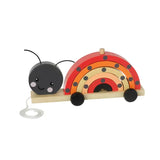 Играчка За Дърпане И Нанизване Калинка - Spring Garden - Образователни Игри - Orange Tree Toys - BebeMama