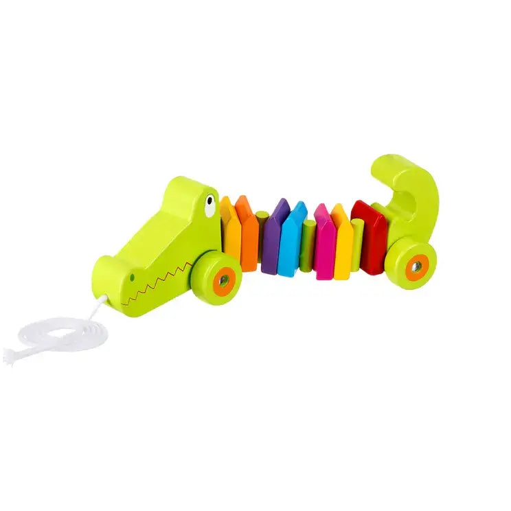 Дървен Крокодил За Дърпане - Animals - Занимателни Играчки - Orange Tree Toys - BebeMama