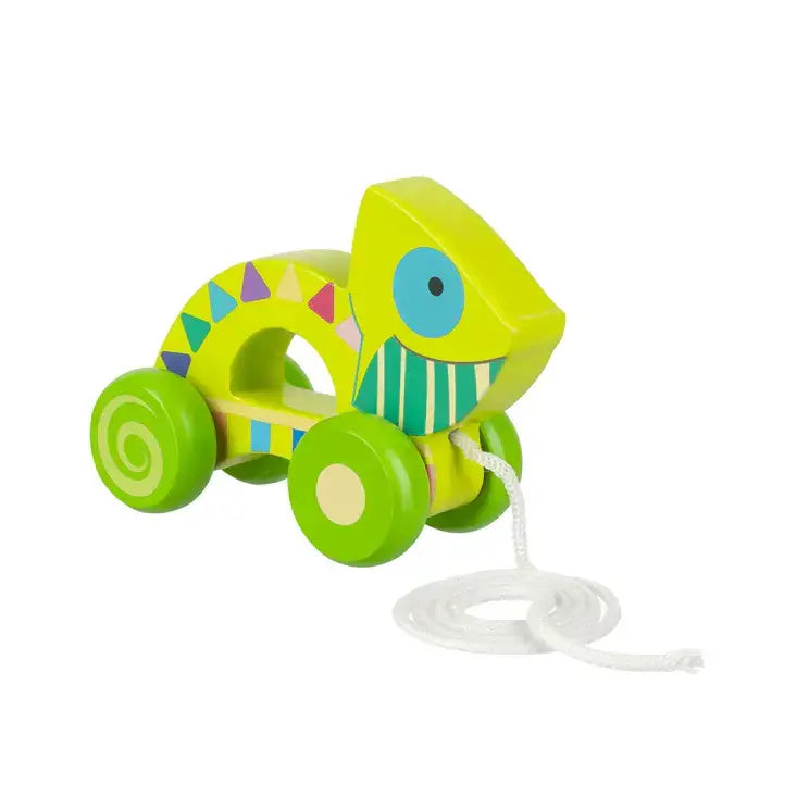 Играчка За Дърпане "Хамелеон" - Jungle Animals - Занимателни Играчки - Orange Tree Toys - BebeMama