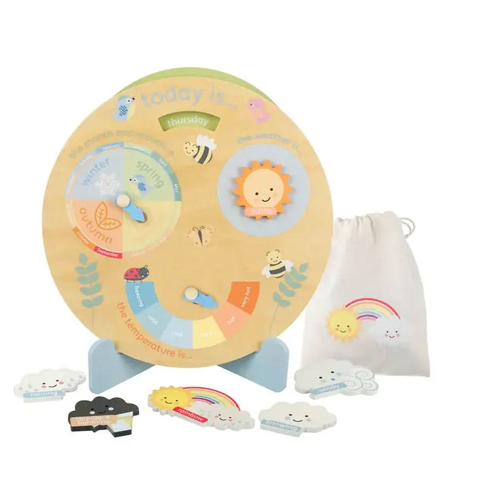 Обучителен Часовник За Времето - Spring Garden - Образователни Игри - Orange Tree Toys - BebeMama