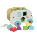 Сортер За Дърпане "Слонче" - Jungle Animals - Сортери - Orange Tree Toys - BebeMama