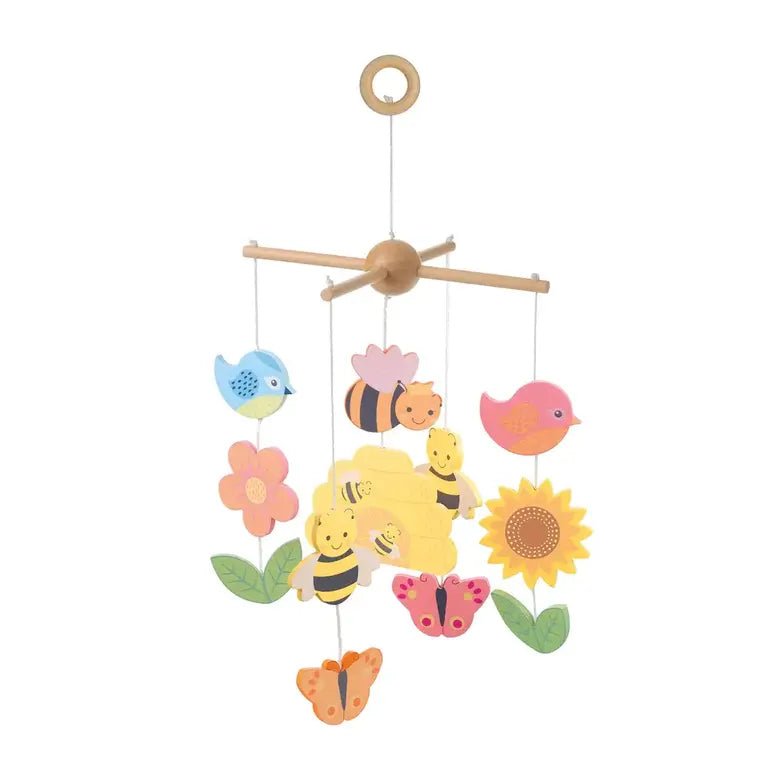 Дървена Висяща Играчка, Градина - Spring Garden - Дървени Играчки - Orange Tree Toys - BebeMama