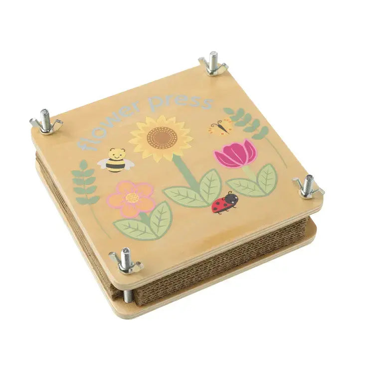 Преса За Истински Цветя - Spring Garden - Дървени Играчки - Orange Tree Toys - BebeMama