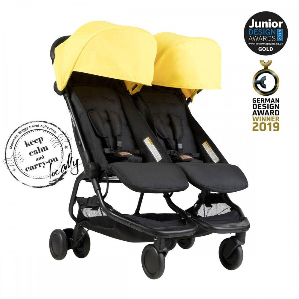 Количка За Близнаци Mountain Buggy Nano Duo + Адаптор Snap&Go - Колички За Близнаци - Phil&Teds - BebeMama