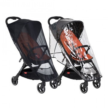 Дъждобран И СлънчобранЗа Количка Mountain Buggy Nano - Чадъри И Дъждобрани - Phil&Teds - BebeMama