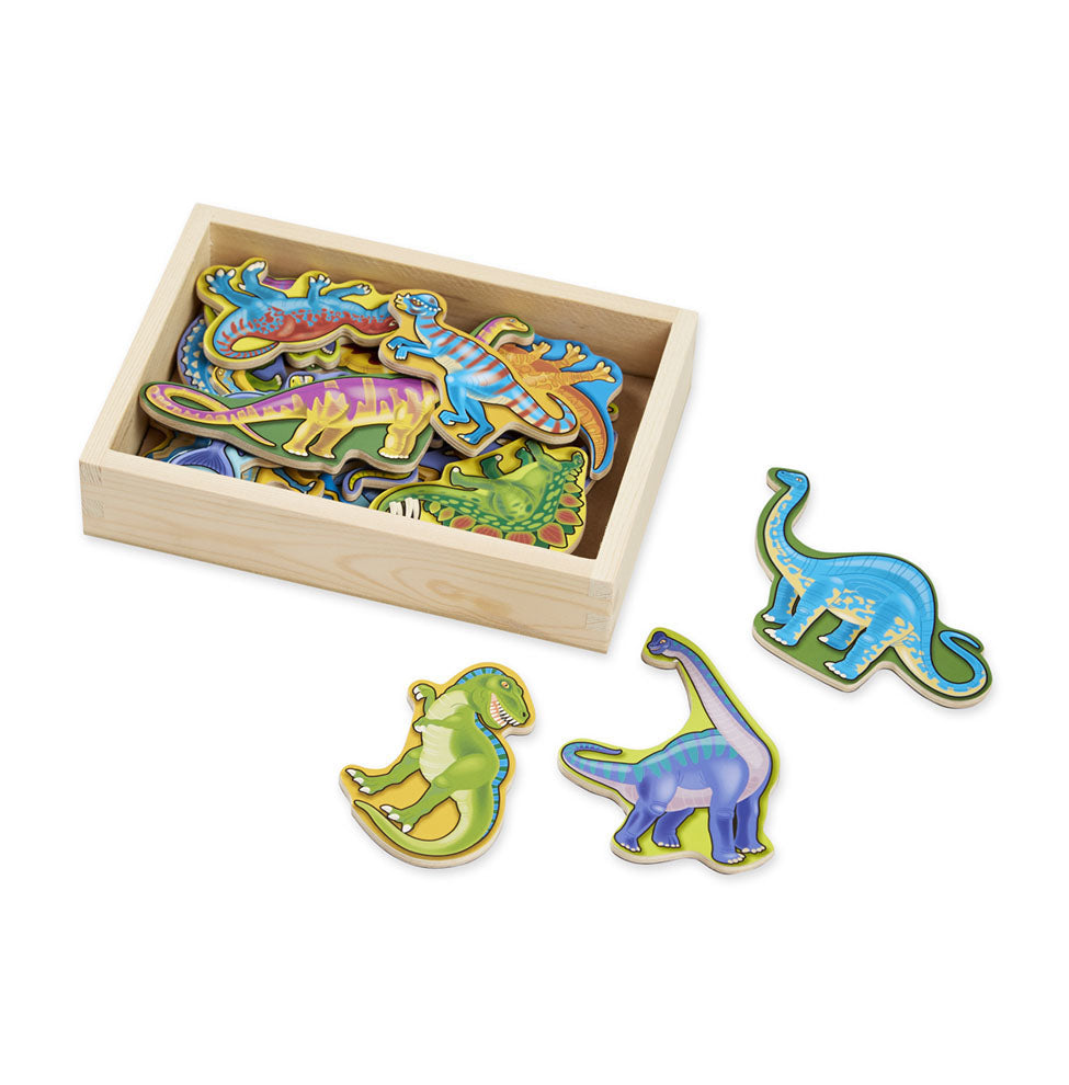 Дървени Динозаври С Магнит - Магнити - Melissa And Doug - BebeMama
