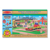 Дървена Влакова Композиция 132 Ч. --- BebeMama