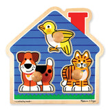 Пъзел Къщата На Животните 3Ч. - Пъзели - Melissa And Doug - BebeMama