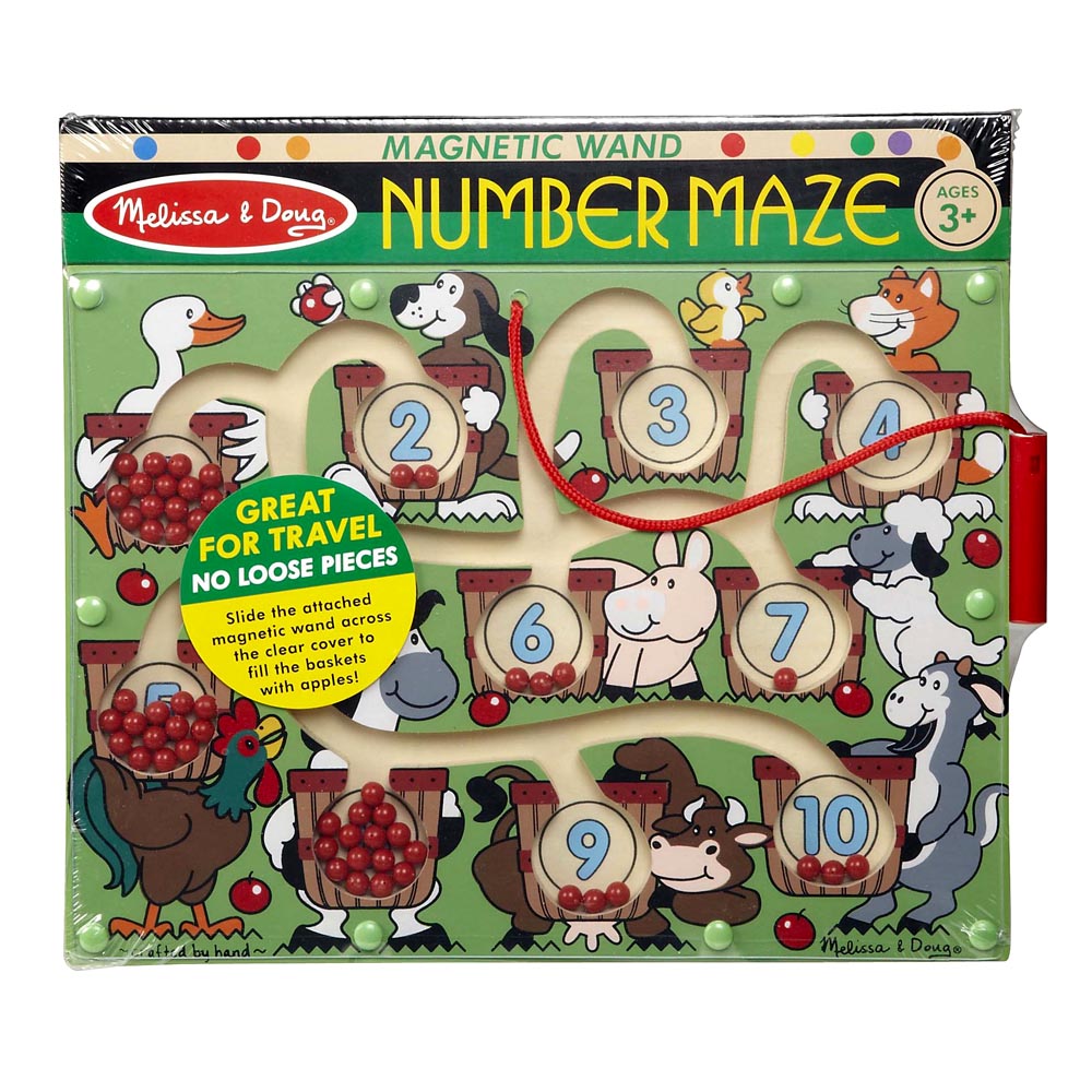 Магнитен Лабиринт С Цифри - Магнити - Melissa And Doug - BebeMama