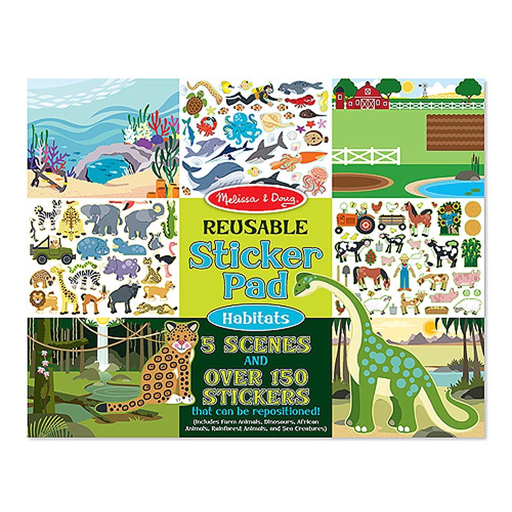Стикери Местообитания - Образователни Игри - Melissa And Doug - BebeMama