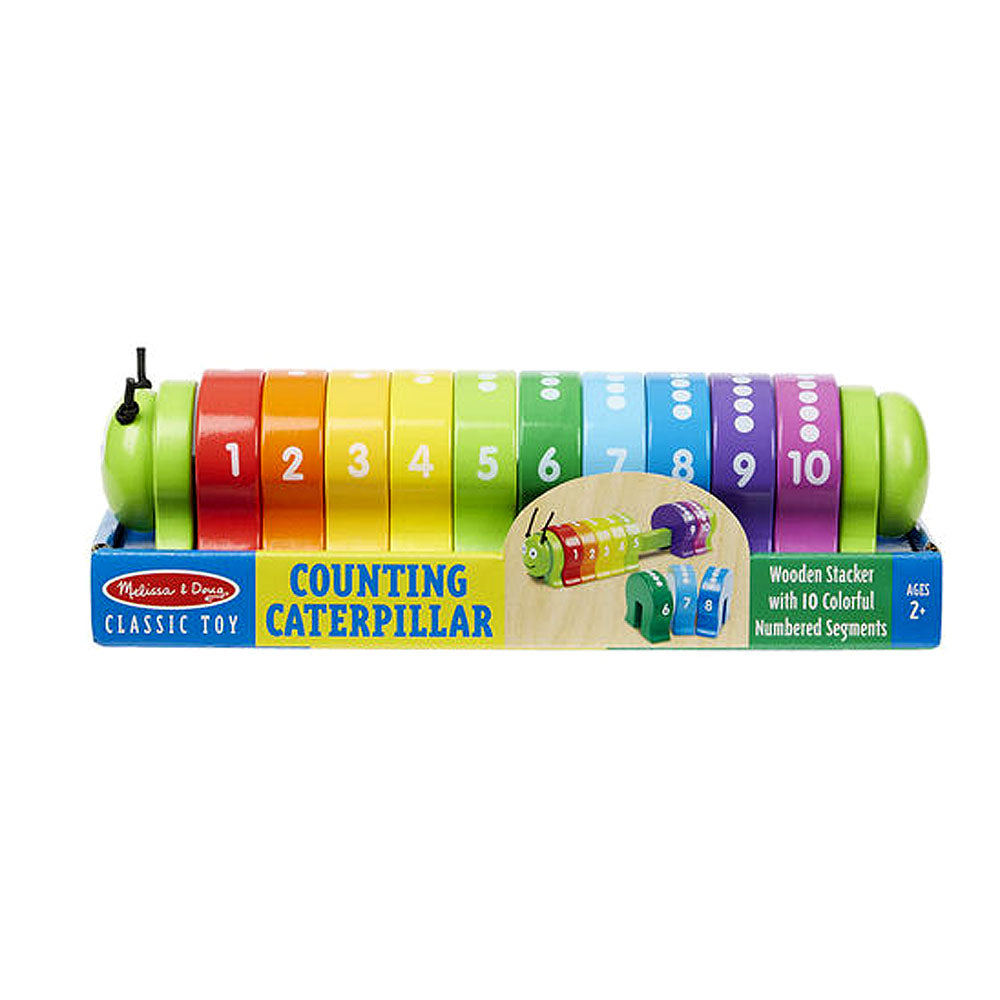 Дървена Гъсеница За Броене - Образователни Игри - Melissa And Doug - BebeMama