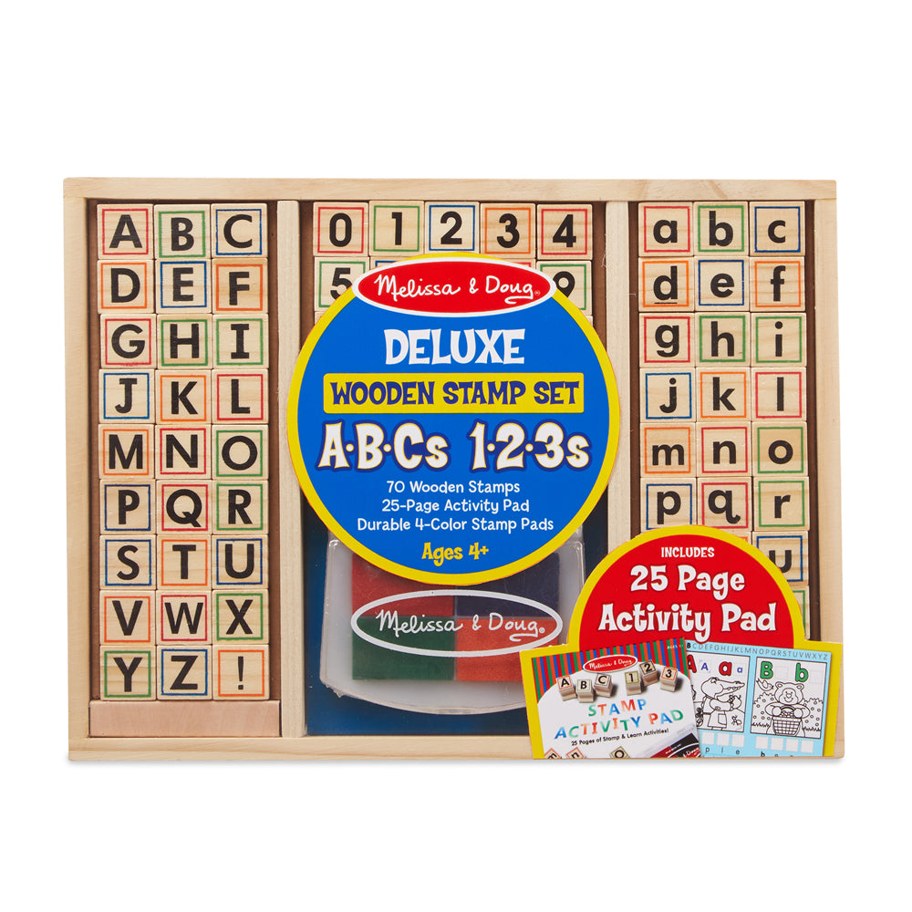 Печати Abc - Дървени Играчки - Melissa And Doug - BebeMama