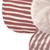 Шапка Слънц. 07-18 М.Stripes Червен --- BebeMama