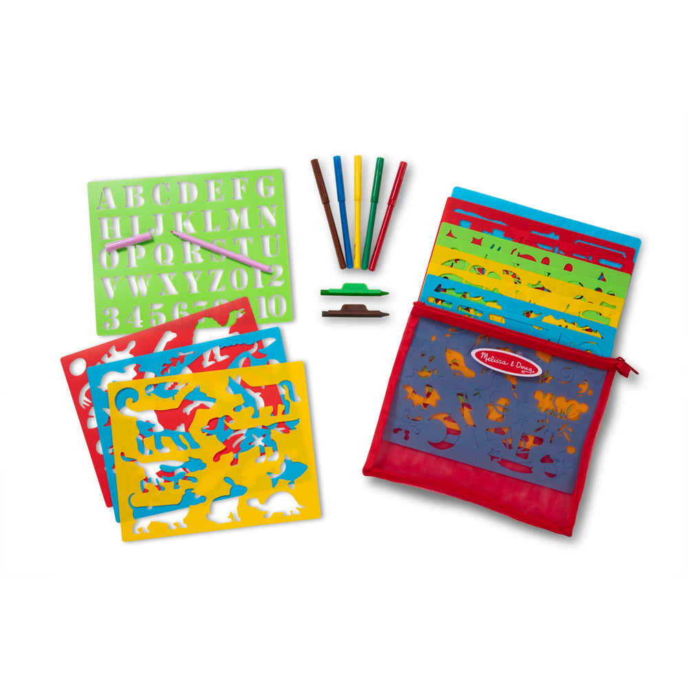 Комплект За Рисуване С Форми - Умения И Творчество - Melissa And Doug - BebeMama