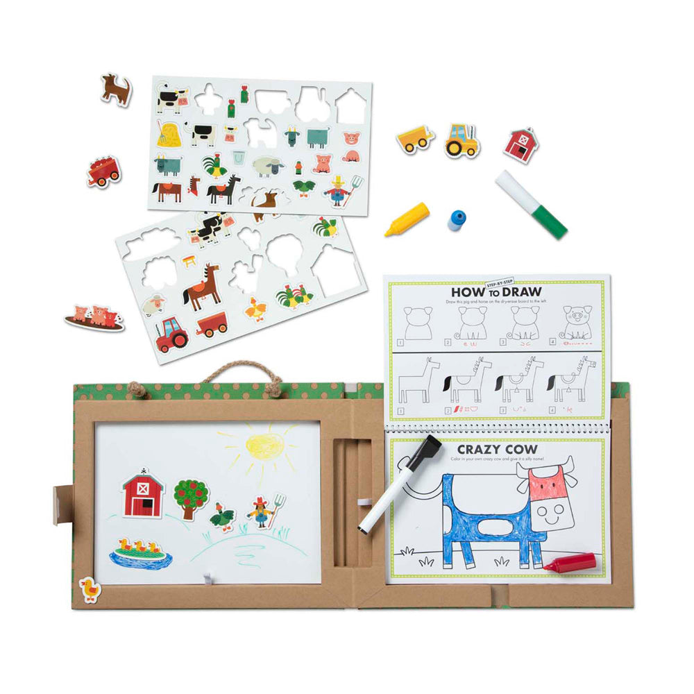 Комплект За Рисуване С Магнити Ферма - Умения И Творчество - Melissa And Doug - BebeMama