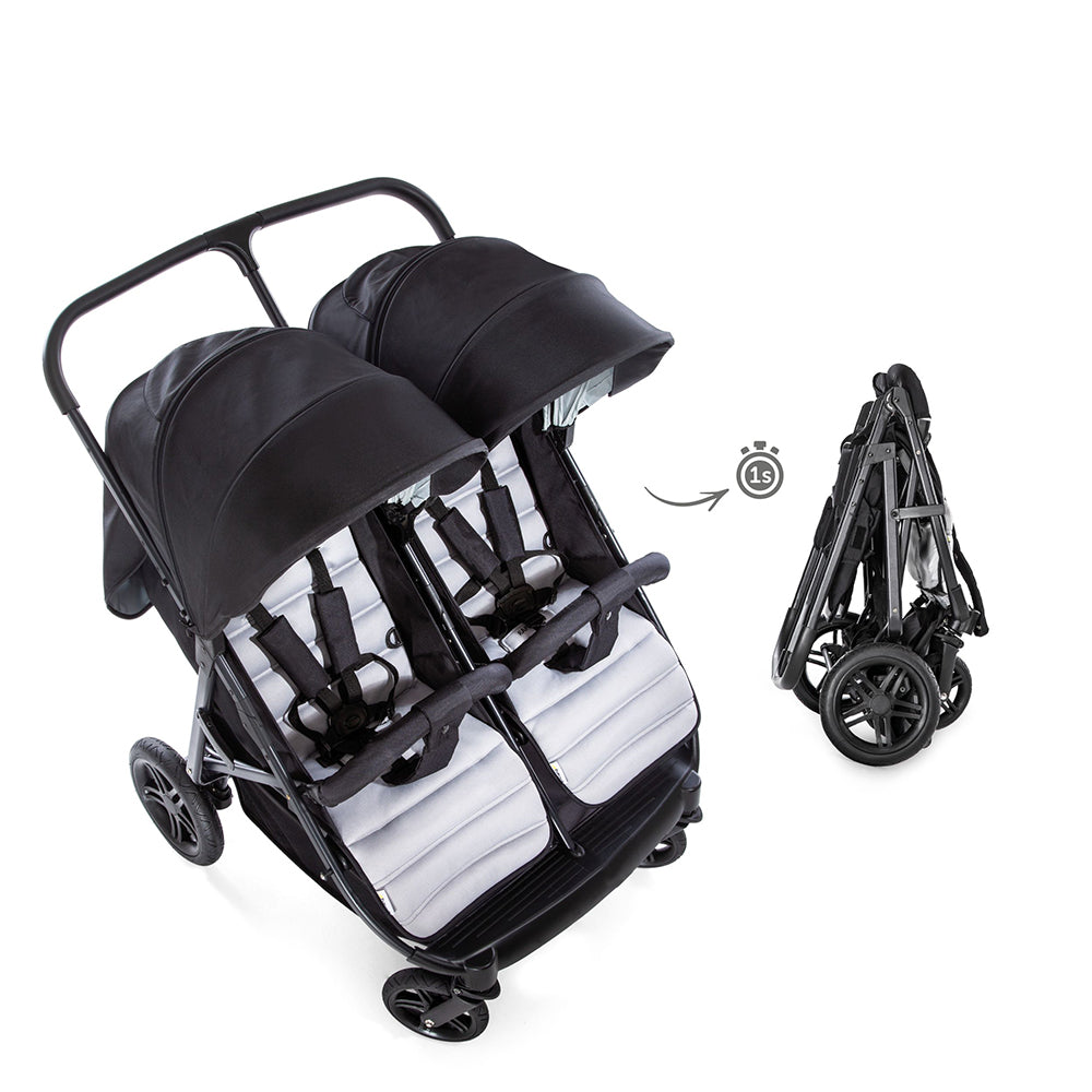 Количка Rapid 3 R Duo Silver/Charcoal --- BebeMama