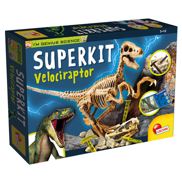 Малък Гений Супер Комплект Velociraptor Нов - Образователни Игри - Lisciani - BebeMama