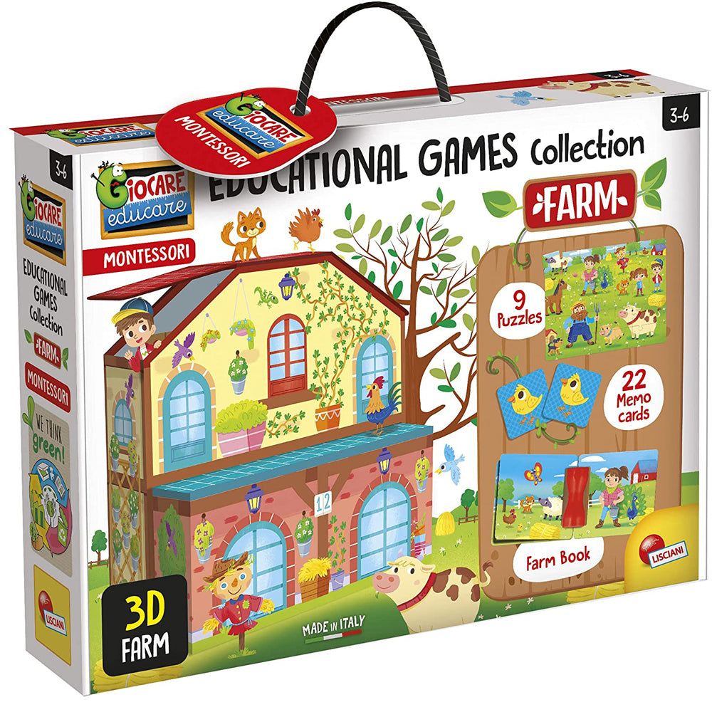 Колекция Образователни Игри Ферма - Образователни Игри - Lisciani - BebeMama