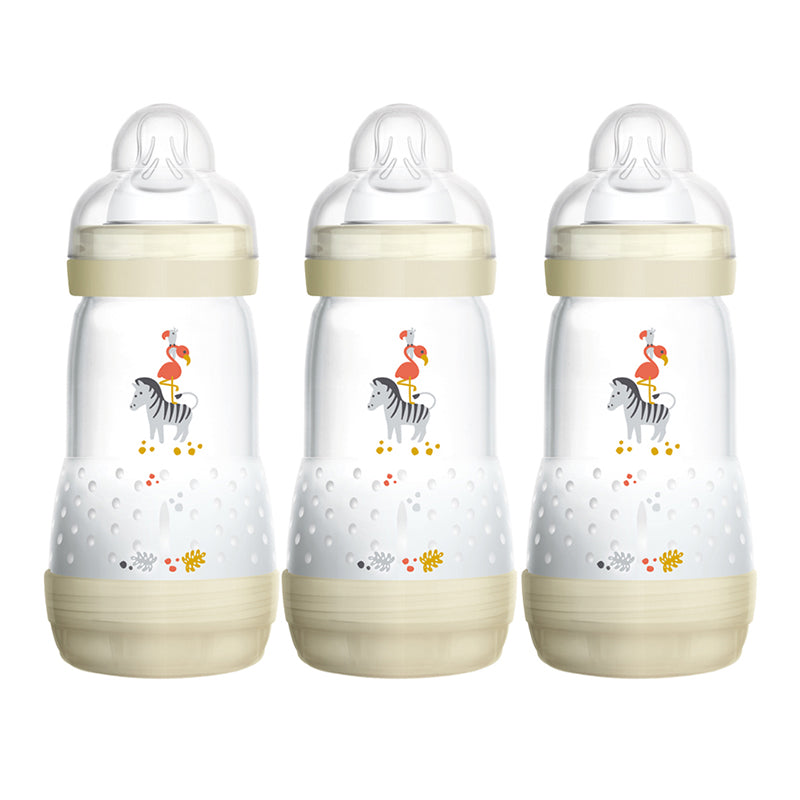 Шише Easy S. Anti-Colic Bottle 260Мл 3Бр. - Шишета За Хранене - Mam - BebeMama