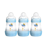 Шише Easy S. Anti-Colic Bottle 160Мл 3Бр Сини - Шишета За Хранене - Mam - BebeMama