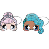 Маски Lol Glitterati Metallic 6 Бр. --- BebeMama