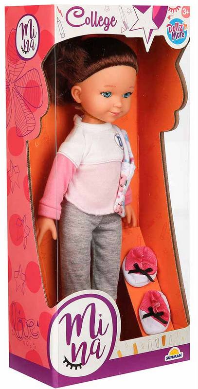 Кукла Мина Колеж С Чанта И Обувки 35 См 17Х9Х38 - Кукли И Аксесоари - Thesmileofyourbaby - BebeMama