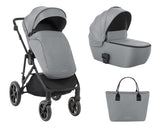 Комбинирана Количка 2В1 С Кош За Новородено Thea Grey 2024 --- BebeMama