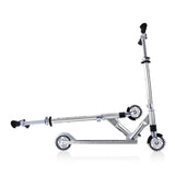 Алуминиева Сгъваема Тротинетка За Деца Flow Element Comfort Lights – Сребърна --- BebeMama