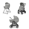 Бебешка Количка Inglesina System Duo Aptica - Satin Grey/Lithium - Комбинирани Колички - Inglesina - BebeMama