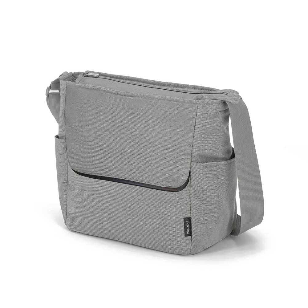 Чанта За Бебешка Количка Inglesina Day Bag Aptica - Satin Grey - Чанти И Раници - Inglesina - BebeMama
