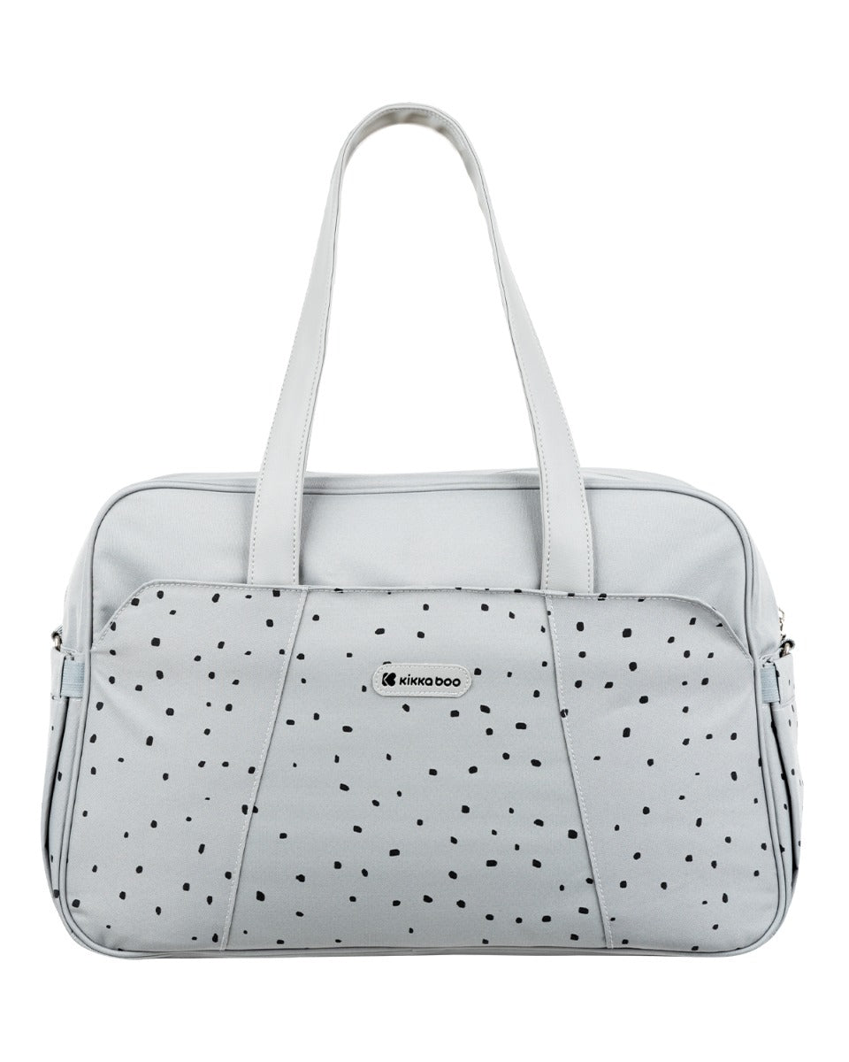 Чанта Chelsea Dots Grey --- BebeMama