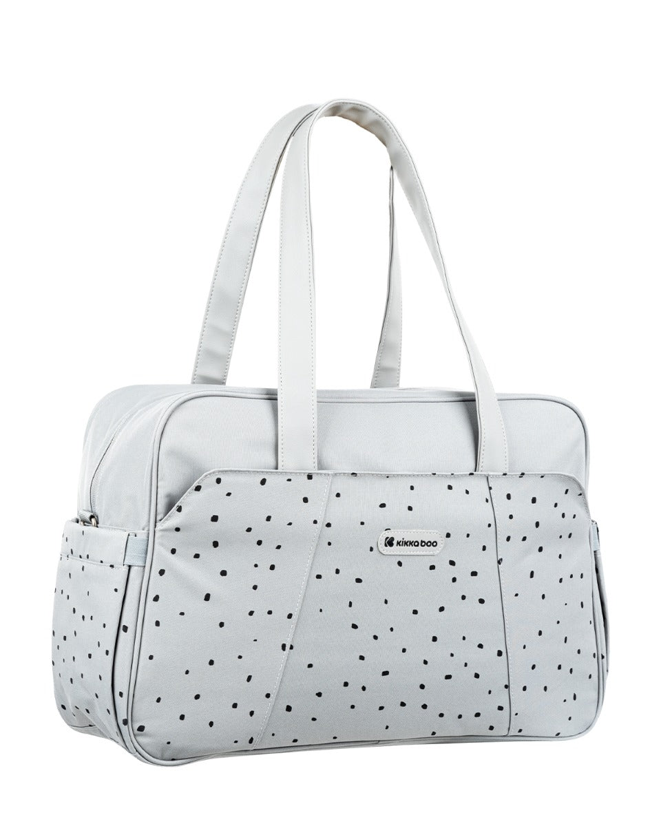 Чанта Chelsea Dots Grey --- BebeMama