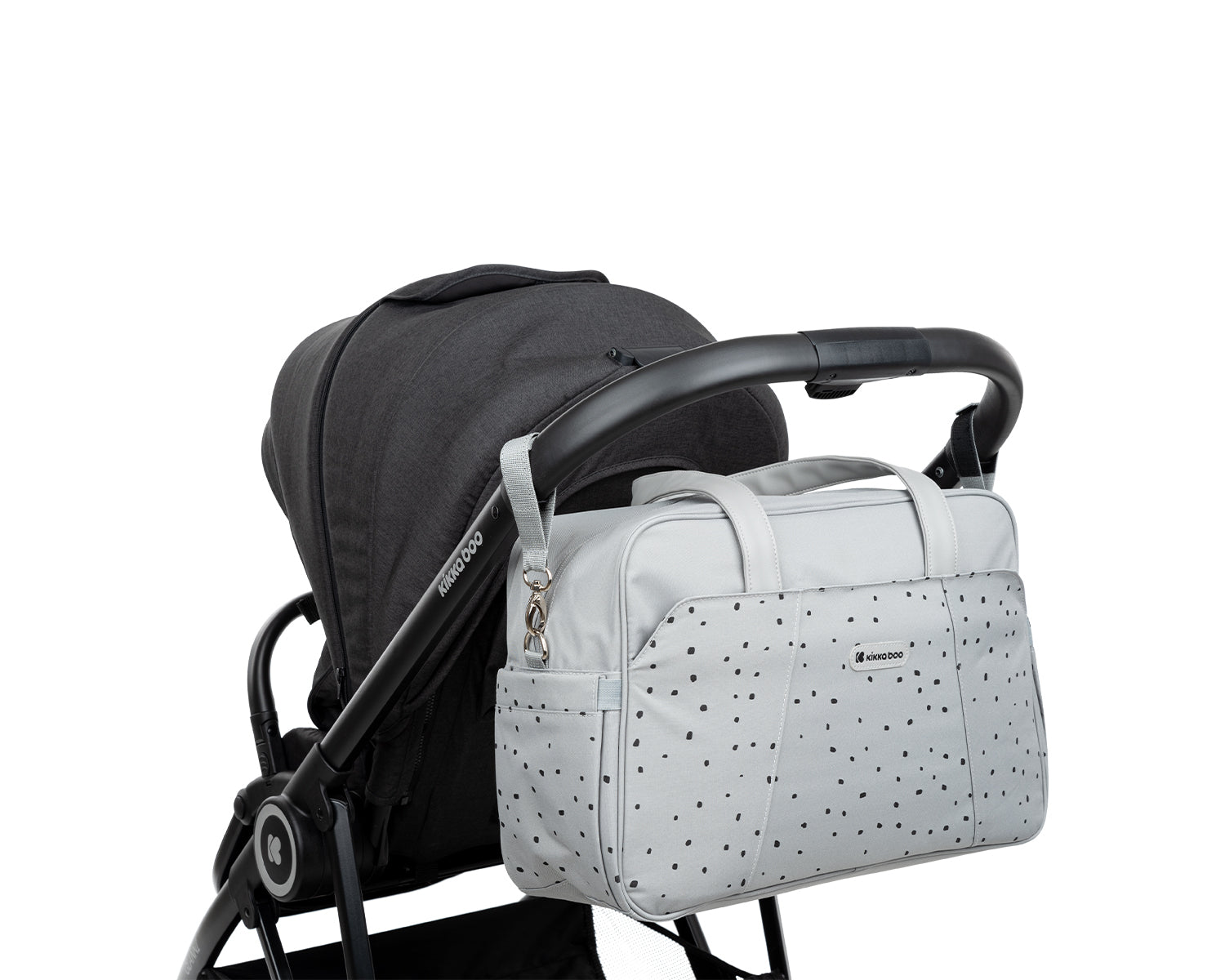 Чанта Chelsea Dots Grey --- BebeMama