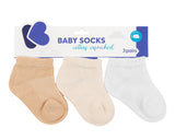 Бебешки летни чорапи Beige 2-3г --- BebeMama
