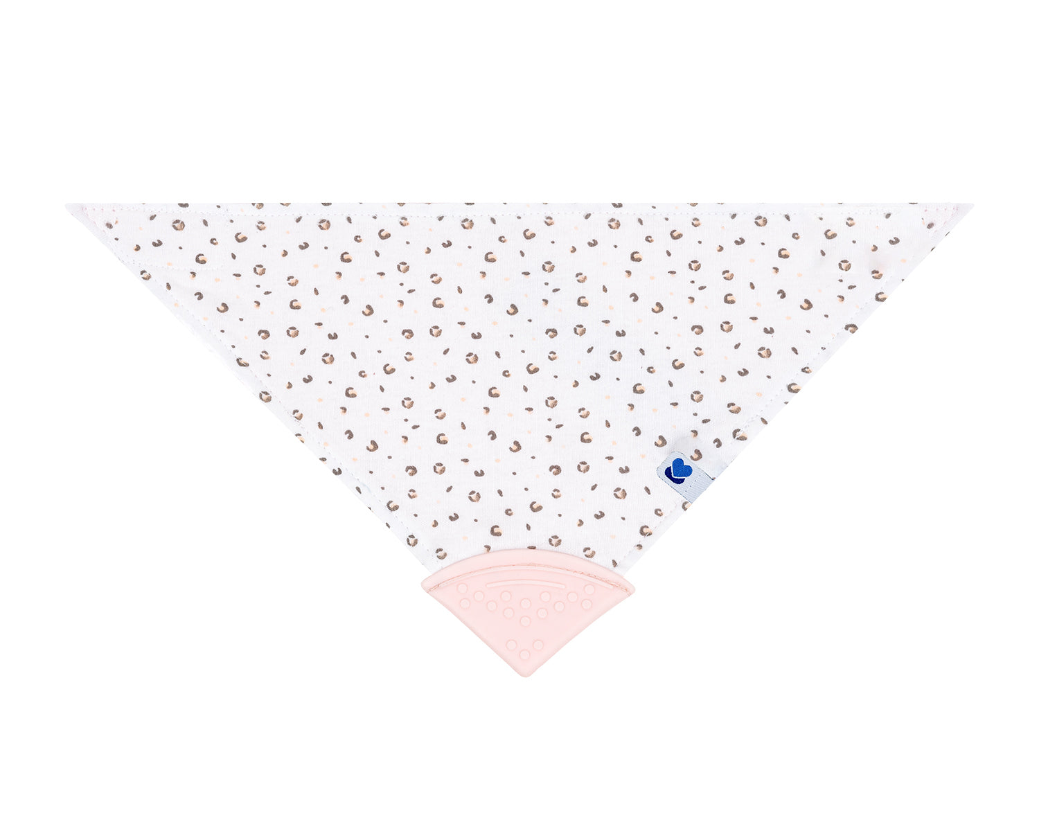Лигавник-Бандана С Чесалка Savanna Pattern Pink --- BebeMama