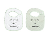 Сет 2 Бр. Лигавник Тери+Велур Bear With Me Mint - Лигавници - Kikkaboo - BebeMama