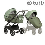 Бебешка Количка Tutis Uno5+, 2В1, 037 Matcha - Комбинирани Колички - Tutis - BebeMama