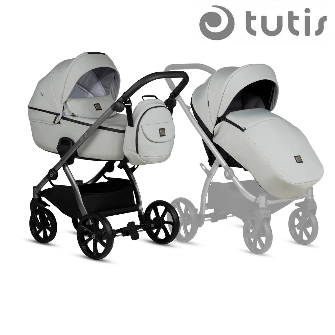 Бебешка Количка Tutis Uno5+, 2В1, 142 Risso - Комбинирани Колички - Tutis - BebeMama