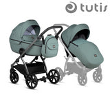 Бебешка Количка Tutis Uno5+, 2В1, 143 Menta - Комбинирани Колички - Tutis - BebeMama