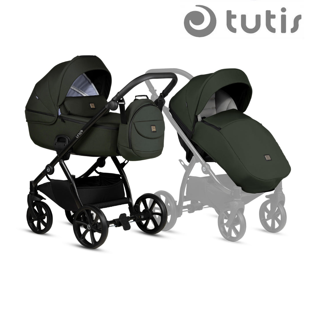 Бебешка Количка Tutis Uno5+, 2В1, 144 Pistachio - Комбинирани Колички - Tutis - BebeMama