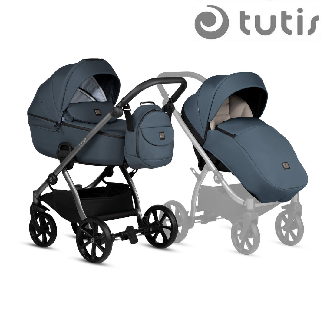 Бебешка Количка Tutis Uno5+, 2В1, 160 Marine - Комбинирани Колички - Tutis - BebeMama